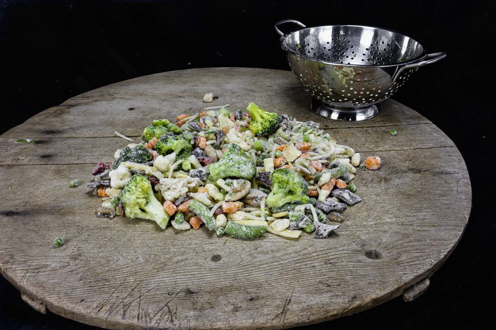 Cauliflower baked in an oven with cheese