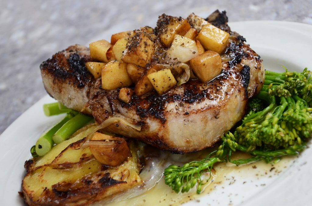 Pork in pomegranate sauce