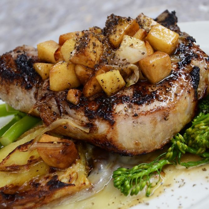 Pork in pomegranate sauce